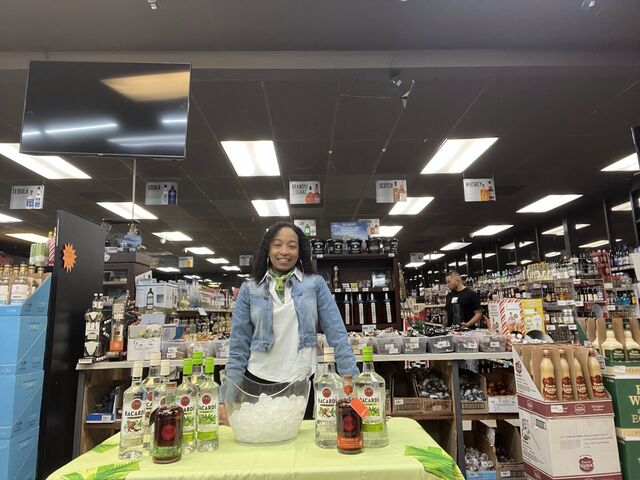Bacardi flavored rum sampling