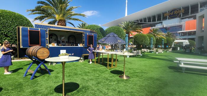 Brugal Rum 'La Casa Brugal' pop-up bar, Miami Open