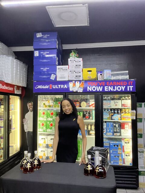 D'Usse retail tasting and display