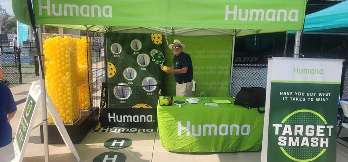 Humana pickleball tour activation