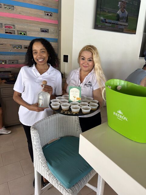 Patron margarita sampling