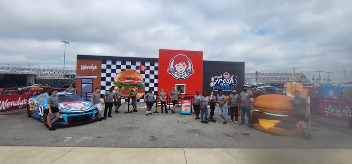 Wendy's Fresh Never Frozen team, Daytona